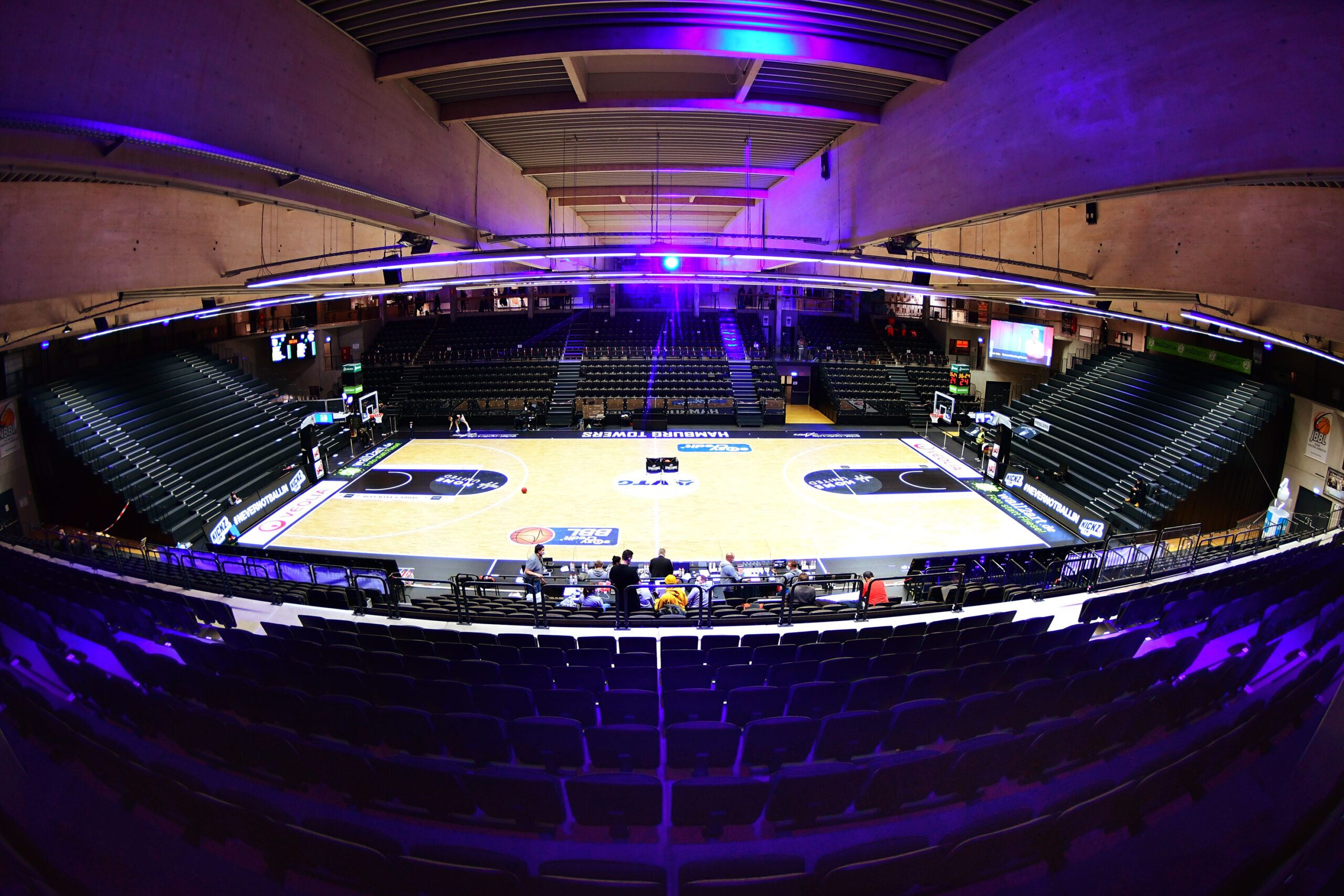 Panorama leere Inselpark Arena