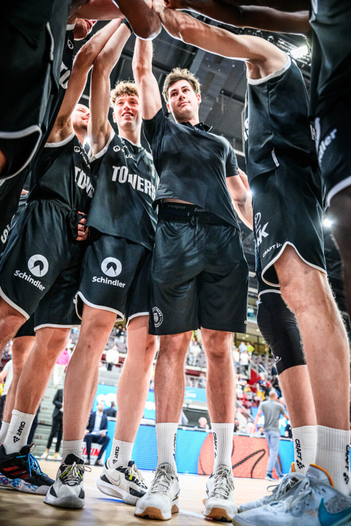 Team-Huddle in Ludwigsburg