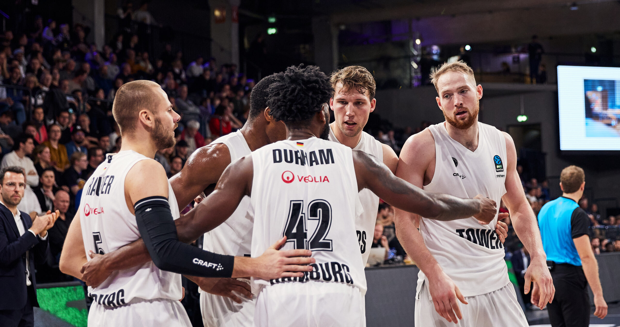 Team Huddle Towers gegen Ulm