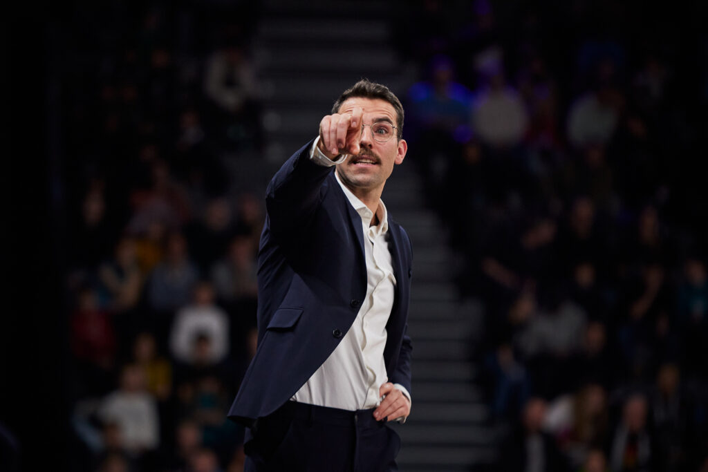 Heac Coach Benka Barloschky gegen Vilnius
