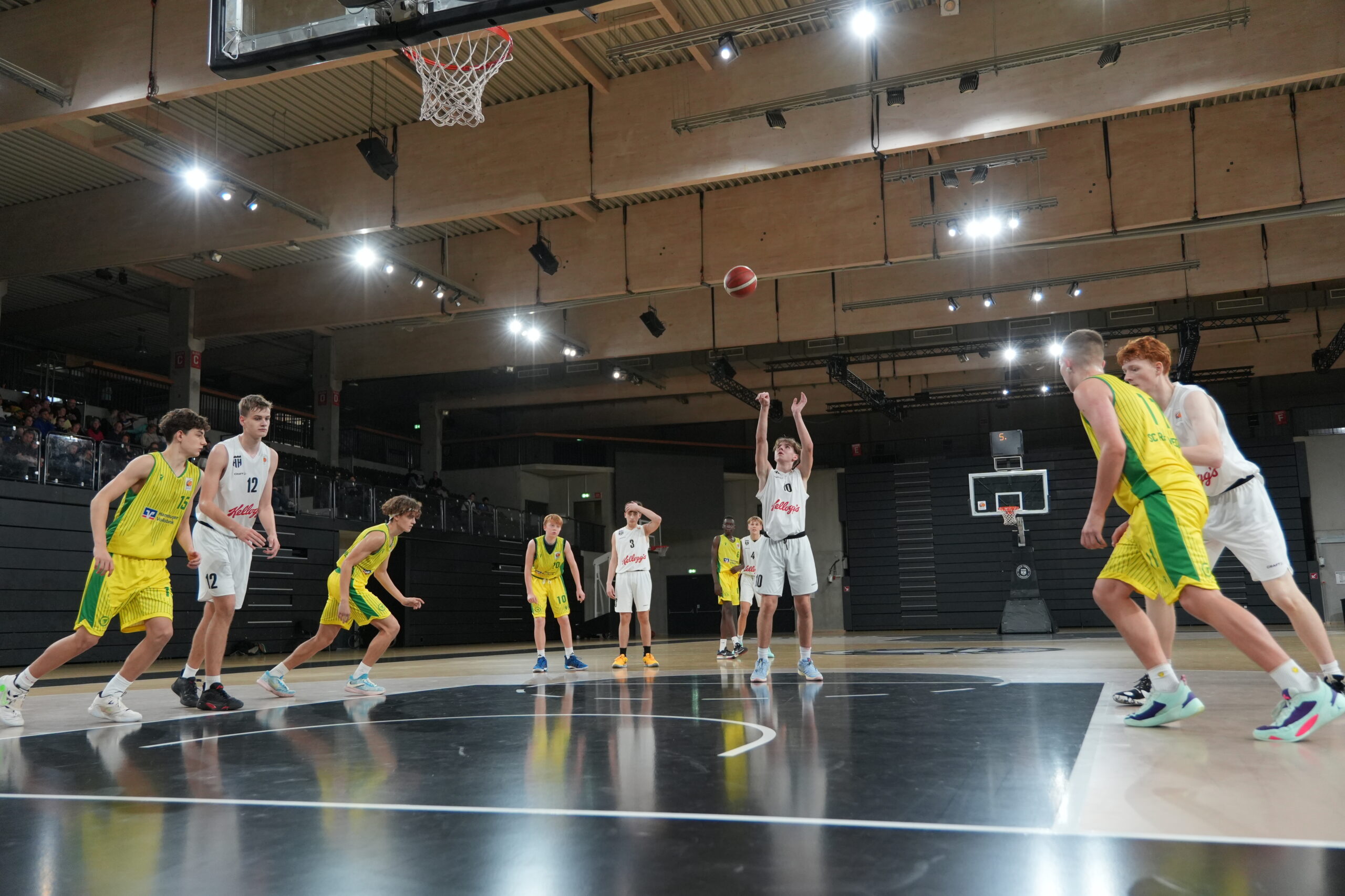 JBBL beim Freiwurf gegen Wedel
