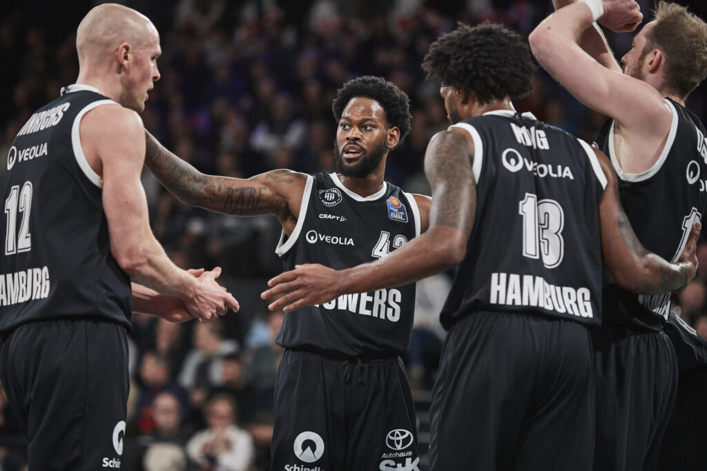 Team Huddle gegen Braunschweig