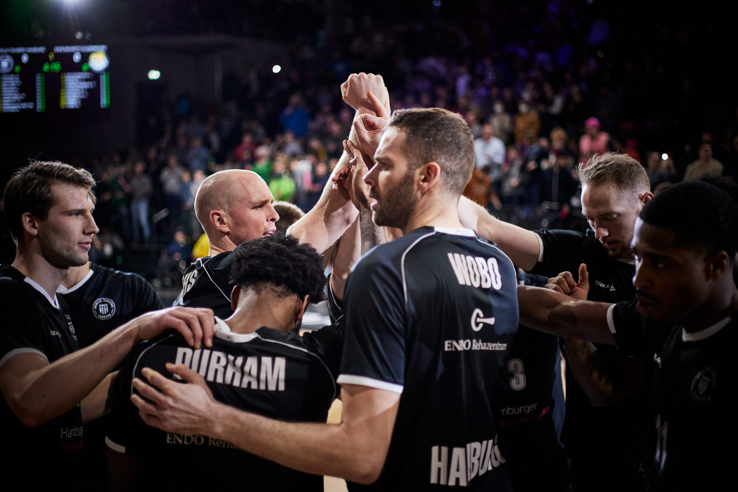 Team Huddle gegen Oldenburg
