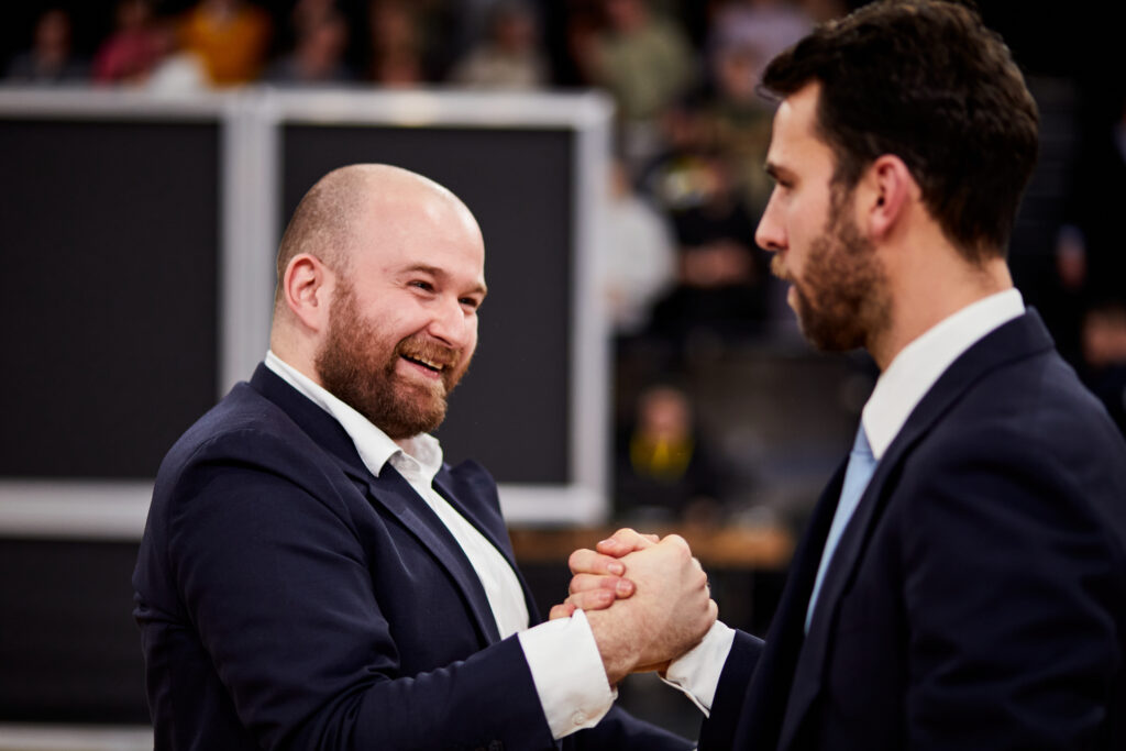 Stefan Grassegger Handshake mit Benka Barloschky